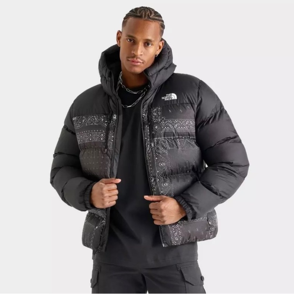 The North Face Kanaga Jacket TNF Black / Bandana Print